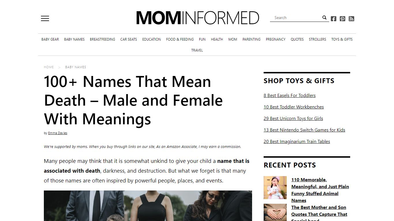 100+ Names That Mean Death – Male and Female With Meanings - MomInformed