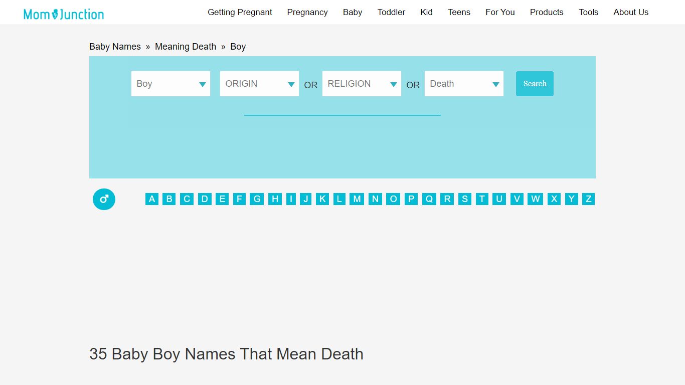 35 Baby Boy Names That Mean Death | MomJunction